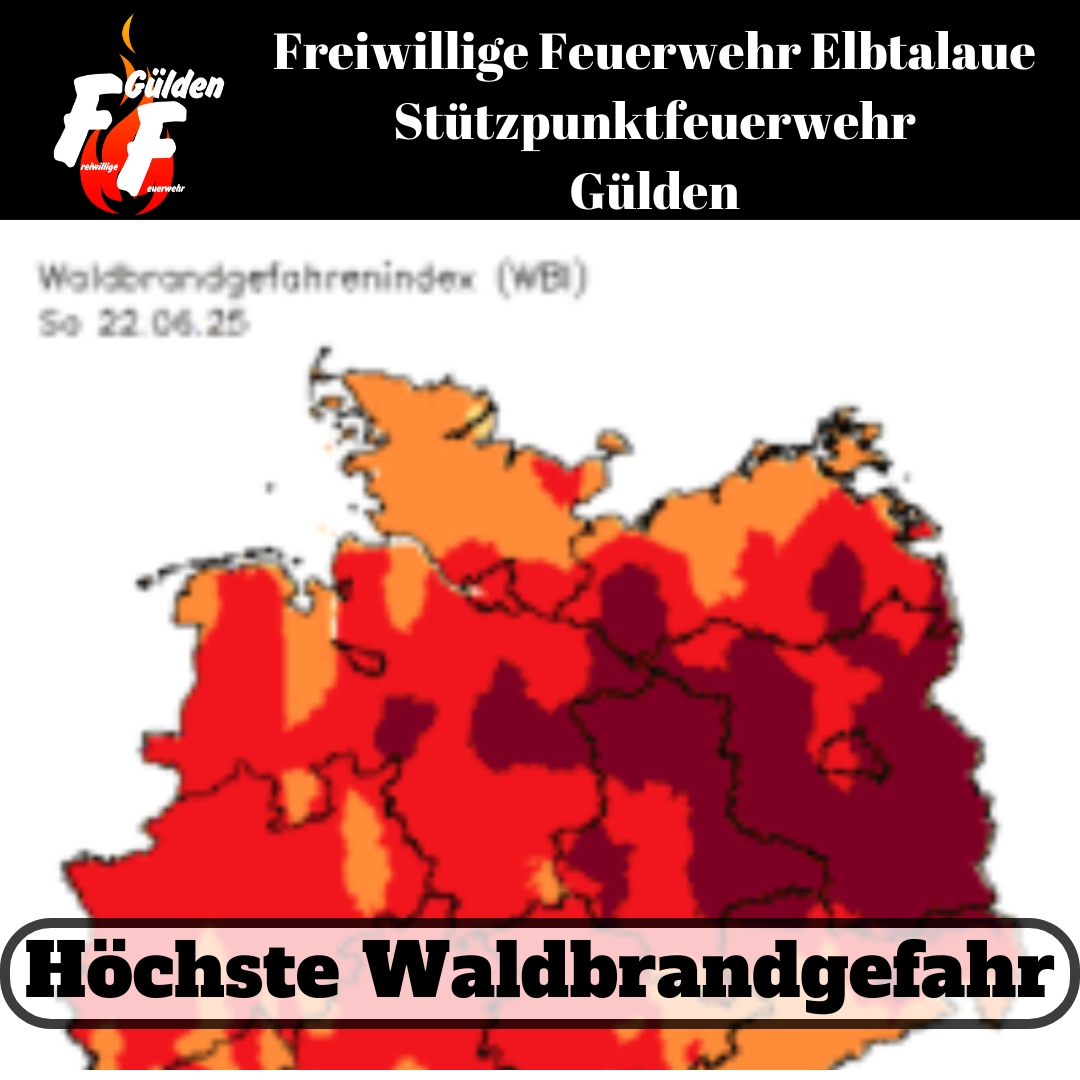 Höchste Waldbrandgefahrenstufe